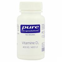Pure Encapsulations Vitamine D3 Capsules 400IE 60Capsules - thumbnail