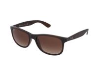 Zonnebril Ray-Ban ANDY 0RB4202 607313 55 Mat Bruin - thumbnail