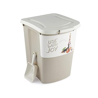 Rotho archie pet food container 38l cappuccino - thumbnail