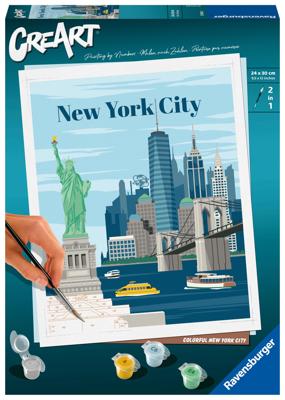 Ravensburger creart schilderen op nummer - kleurrijk new york