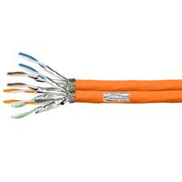 LogiLink Professional CPV0063 - CAT 7 1000MHz LSZH (Low Smoke Zero Halogeen) Netwerkinstallatiekabel met vuur Beschermingsklasse: Dca, AWG23 S/FTP, 100m duplex, oranje - thumbnail