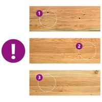 VidaXL Traptreden 8 st 70x25x2 cm massief eikenhout lichtbruin - thumbnail