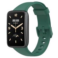 By Qubix - Siliconen sportbandje - Donkergroen - Compatible met Xiaomi Smart band 7 Pro - Compatible Xiaomi bandje - thumbnail