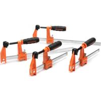 JORGENSEN 2391335 Set van 4 middelzware stalen klemmen (2 - 15 cm, 2 - 30 cm) Spanbreedte (max.):30 mm Afmeting, lengte: 420 mm Afm. werkbereik:30 cm - thumbnail