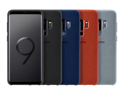 Galaxy S9+ Alcantara Cover rood EF-XG965AREGWW Galaxy S9+ Alcantara Cover rood EF-XG965AREGWW