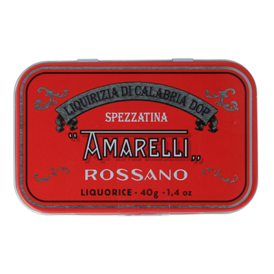 Jacob Hooy Laurierdrop Amarelli Blik Rood