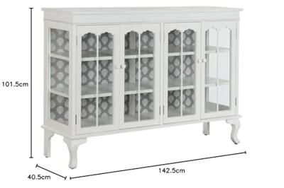 Dressoir DKD Home Decor Wit Kristal Spar 142,5 x 40,5 x 101,5 cm