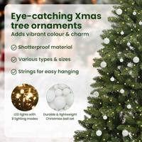 VidaXL Kunstkerstboom met 300 led groen 270 cm pvc en metaal - thumbnail