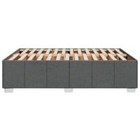 Bedframe zonder matras stof donkergrijs 140x200 cm - thumbnail