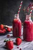 Papieren rietjes rood/wit gestreept 10 stuks - thumbnail