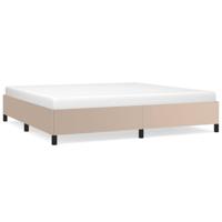 Bedframe kunstleer cappuccinokleurig 200x200 cm - thumbnail