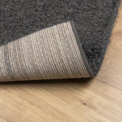 VidaXL Vloerkleed pamplona shaggy hoogpolig modern 80x250 cm antraciet - thumbnail