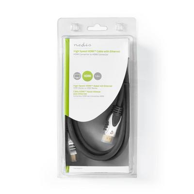 High Speed HDMI-Kabel met Ethernet | HDMI-Connector - HDMI-Connector | 1,50 m | Antraciet