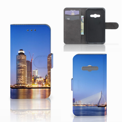Samsung Galaxy Xcover 3 | Xcover 3 VE | Flip Cover | Rotterdam | Portemonnee hoesje Samsung Galaxy Xcover 3 | Xcover 3 VE | Flip Cover | Rotterdam | Portemonnee hoesje