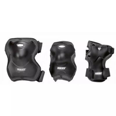 Roces - super skatebescherming 3-pack - knie, pols & elleboog - volwassenen - zwart - maat m