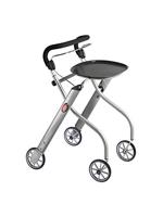 Trust Care Let's Go Indoor rollator walnoot/chroom - thumbnail