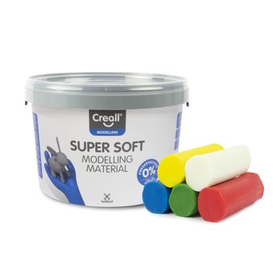 Klei creall supersoft rd/blgn/gl/wt 1750gram Klei creall supersoft rd/blgn/gl/wt 1750gram