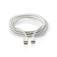 Apple Lightning-Kabel | Apple Lightning 8-Pins Male - USB-C | 2,00 m | Aluminium - thumbnail