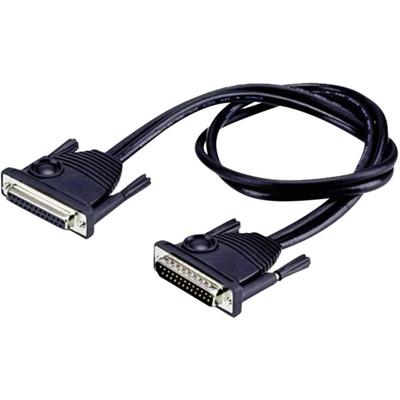 Aten 2L2705 seriële kabel Zwart 4,8 m DB-25