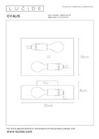 Lucide C35 - Filament lamp - Ø 3,5 cm - LED Dimb. - E14 - 1x3W 2200K - Amber - thumbnail