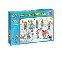 Jan van Haasteren Junior Speelkwartiertje 240 stukjes - thumbnail