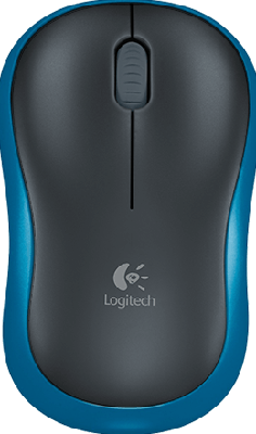 Logitech M185 Blauw Draadloze Muis Logitech M185 Blauw Draadloze Muis