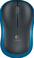 Logitech M185 Blauw Draadloze Muis - thumbnail