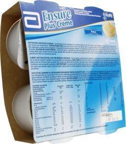 Ensure Plus creme vanille 125 gr (4 st)