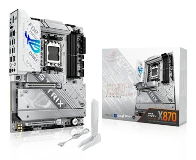 Asus ASUS ROG STRIX X870-A Gaming WIFI (AM5) Moederbord Socket AMD AM5 Vormfactor ATX Moederbord chipset AMD® X870 Asus ASUS ROG STRIX X870-A Gaming WIFI (AM5) Moederbord Socket AMD AM5 Vormfactor ATX Moederbord chipset AMD® X870