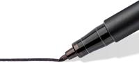 Staedtler Lumocolor 319, permanent marker special, 4 stuks in verschillende schrijfbreedtes, zwart - thumbnail