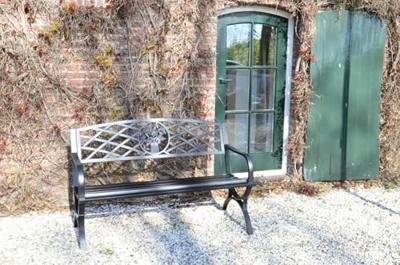 Oxford 2-zits metalen tuinbank