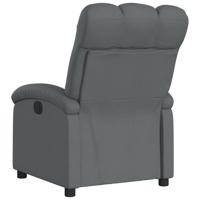 Fauteuil elektrisch verstelbaar stof donkergrijs - thumbnail