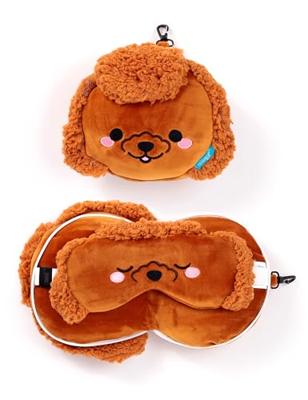 Ty Relaxeazzz adoramals gigi de poedel rond reiskussen & slaapmasker