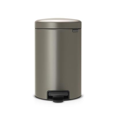 Brabantia NewIcon Pedaalemmer Metaal Platinum 12 Liter
