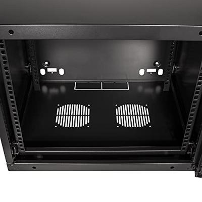 LogiLink W09F64B 19inch-wandkast (b x h x d) 540 x 460 x 450 mm 9 HE Zwart-grijs (RAL 7021) LogiLink W09F64B 19inch-wandkast (b x h x d) 540 x 460 x 450 mm 9 HE Zwart-grijs (RAL 7021)