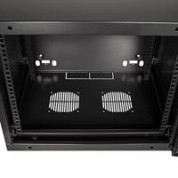 LogiLink W09F64B 19inch-wandkast (b x h x d) 540 x 460 x 450 mm 9 HE Zwart-grijs (RAL 7021) - thumbnail