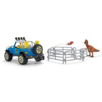 Schleich Dinosaarus Terreinwagen met Dino-Buitenpost - thumbnail