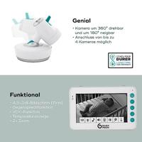 Video-babyfoon 360° BABYMOOV Yoo-Moov wit - thumbnail