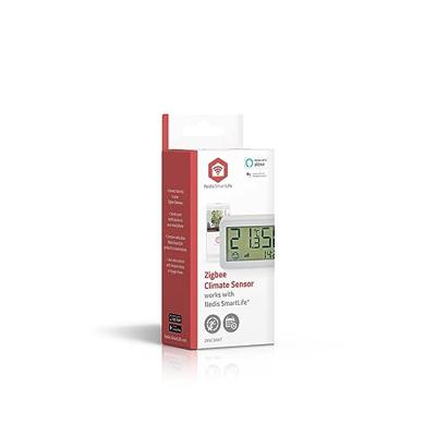 Smart Klimaatsensor | Zigbee 3.0 | Batterij Gevoed | Android / IOS | Wit