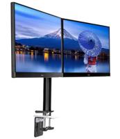 iiyama Dubbele bureausteun arm DS1002C-B1 monitorarm - thumbnail