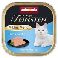 ANIMONDA Vom Feinsten Mildes Menu Turkey and trout - nat kattenvoer - 100g - thumbnail