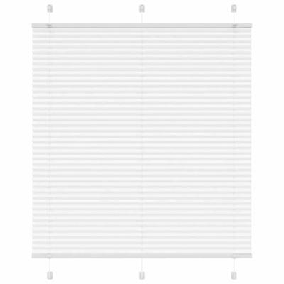 Pliss rolgordijn 115x150 cm stofbreedte 114,4cm polyester wit