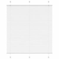 Pliss rolgordijn 115x150 cm stofbreedte 114,4cm polyester wit - thumbnail