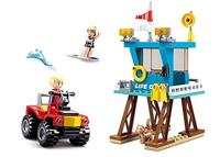Sluban Lifeguard Tower bouwstenen set - thumbnail