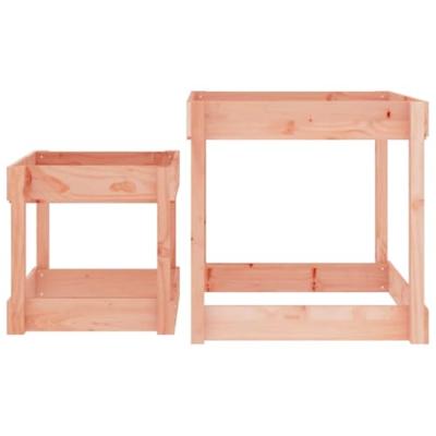 VidaXL Zandtafels 2 st massief douglashout