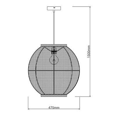 Brilliant HanglampTanah - 99484/76