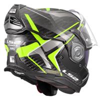 LS2 opklaphelm "ff901 advant x carbon future ii". helmet advant x carb.fut.ii xxl bl/yel - thumbnail