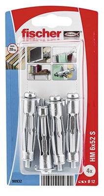 Fischer 090932 HM 6 x 52 S K NV Hollewandplug 52 mm 12 mm 1 set(s)