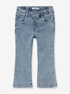 NAME IT bootcut jeans voor meisjes van Lyocell gebleekt denim