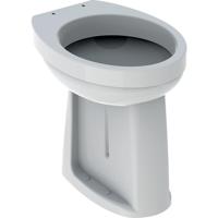 Geberit 300 Comfort closetpot-73 verhoogd +6cm vlakspoel 35.5x45cm AO wit s8002600000g - thumbnail